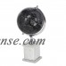 Decmode Glam 17 inch classy aluminum, marble and PVC globe, Black   566924639